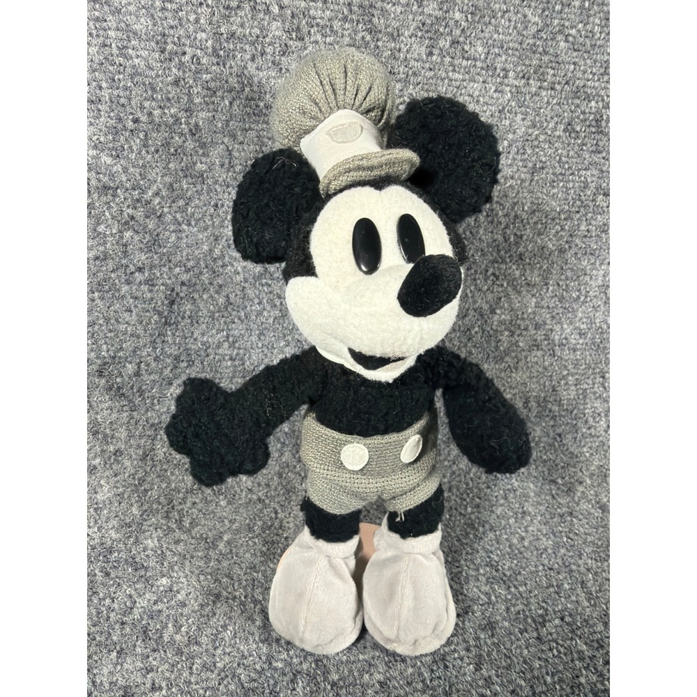 Walt Disney World Steamboat Willie Mickey Mouse Plush 2000 Vintage